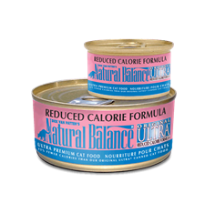 Natural Balance
Canned Reduced Calorie Ultra Cat Formula