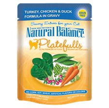 Natural Balance
Turkey/Chicken/Duck In Gravy Pouches