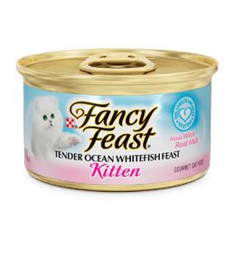 Fancy Feast
Tender Ocean Whitefish Feast For Kittens