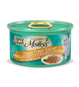 Fancy Feast
Tender Turkey Tuscany Medley With Long Grain Rice