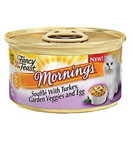 Fancy Feast
Mornings Turkey/Garden Veg/Egg Souffle