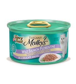 Fancy Feast
Wild Salmon Florentine Medley With Garden Greens