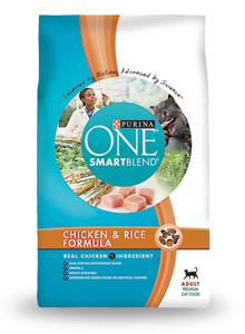 Purina One
SmartBlend Chicken & Rice Formula