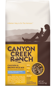 Canyon Creek Ranch
Natural Chicken & Brown Rice Mix For Kittens