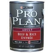 Purina Pro Plan
Adult Dog Beef & Brown Rice Entree