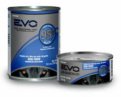 EVO
Canned 95% Duck For Dogs