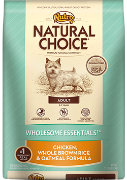 Nutro - Natural Choice
Adult Dog Chicken Brown Rice & Oatmeal