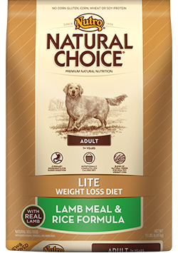 Nutro - Natural Choice
Lite Lamb Meal & Rice Formula