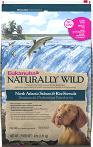 Eukanuba Pet Foods
Naturally Wild North Atlantic Salmon & Rice