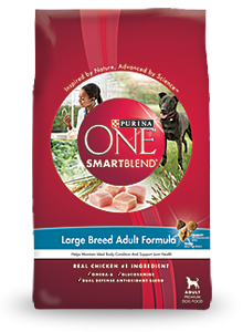 Purina One
Adult Large Breed Chicken & Rice Formula