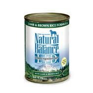 Natural Balance
L.I.D. Limited Ingredient Diet - Lamb & Brown Rice Cans