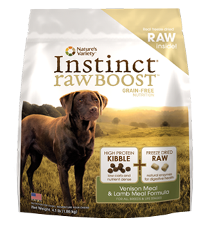 Nature's Variety
Instinct Raw Boost Venison & Lamb Meal Formula For Dogs