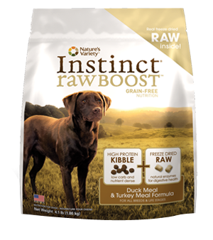 Nature's Variety
Instinct Raw Boost Duck & Turkey Meal Formula For Dogs