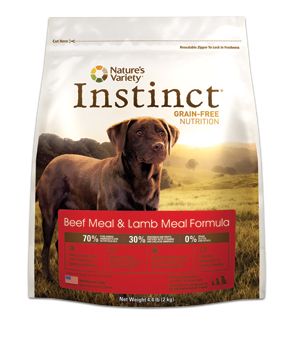 Nature's Variety
Instinct Grain Free Beef & Lamb Meal Formula For Dogs