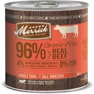Merrick Pet Products
Grain Free Real Beef Cans