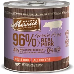 Merrick Pet Products
Grain Free Real Pork Cans