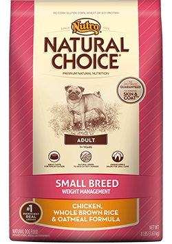 Nutro - Natural Choice
Small Breed Weight Management Formula
