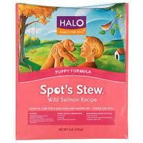 Halo Purely for Pets
Spot's Stew Wild Salmon Puppy Formula