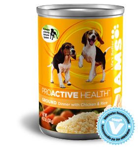 Iams Pet Foods
Puppy Formula Ground Savory Dinner w/ Chicken & Rice
