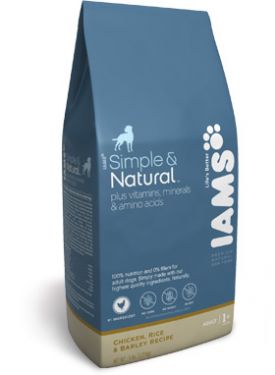 Iams Pet Foods
Simple & Natural Chicken Rice & Barley Recipe