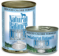 Natural Balance
Reduced Calorie Dog Cans