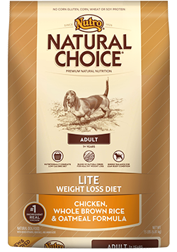 Nutro - Natural Choice
Lite Chicken Brown Rice & Oatmeal Formula