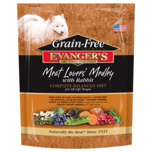 Evangers
Dry Grain Free Meat Lovers Medley With Rabbit