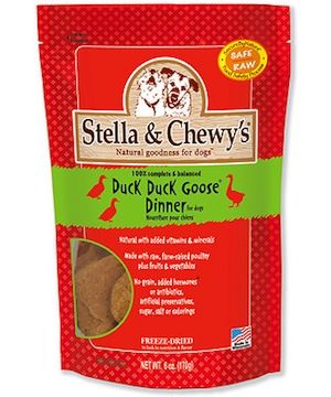 Stella & Chewy's
Freeze-Dried Duck Duck Goose Diet