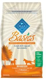 Blue Buffalo
Basics Large Breed Turkey & Potato Formula