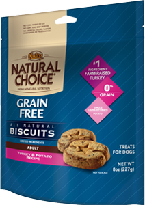 Nutro - Natural Choice
Grain Free Turkey & Potato Biscuits