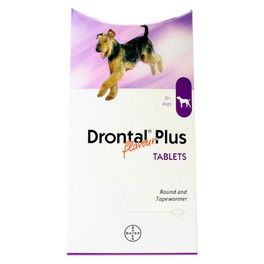 Bayer Drontal Plus dog 10kg - 20 Tablets