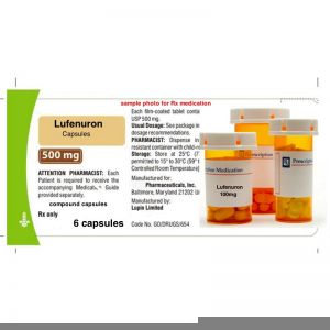 Lufenuron Capsules Generic (Novartis Program)  50 -500mg / capsule -10 tablers