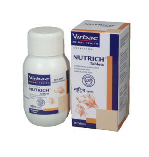 Virbac Nutrich (vitamin supplement) 60 tabs