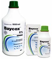 Bayer Baycox, (toltrazuril) 50 mg/ml -100ml