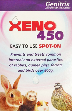 Dechra Genetrix Xeno 450 Spot-on 6 Pipettes For Small animal 
