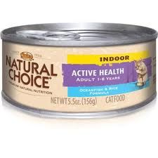 Nutro - Natural Choice
Adult Indoor Cat Ocean Fish & Rice Cans