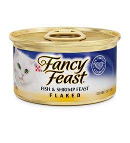 Fancy Feast
Flaked Fish & Shrimp Feast
