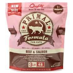 Primal
Feline Beef/Salmon Formula