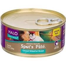 Halo Purely for Pets
Ground Whitefish Pate For Cats