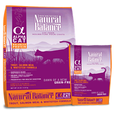Natural Balance
ALPHA Cat - Grain-Free Trout/Salmon Meal/Whitefish