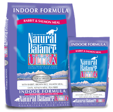 Natural Balance
Indoor Cat Rabbit & Salmon Meal Formula