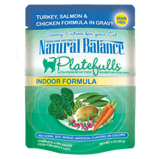 Natural Balance
Indoor Cat Turkey/Salmon/Chicken In Gravy Pouches