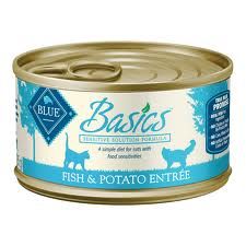Blue Buffalo
Basics Fish & Potato Entree