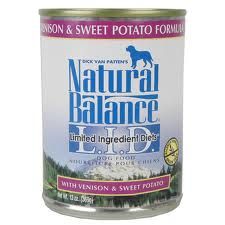 Natural Balance
L.I.D. Limited Ingredient Diet - Venison & Sweet Potato Can