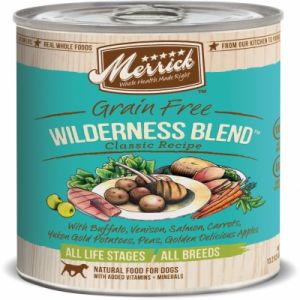 Merrick Pet Products
Wilderness Blend Cans For Dogs