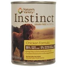 Nature's Variety
Instinct Canned Chicken Formula For Dogs
