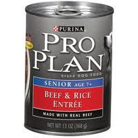 Purina Pro Plan
Senior Dog Beef & Rice Entree