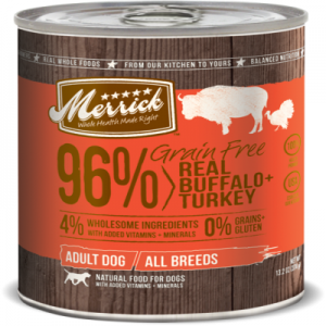 Merrick Pet Products
Grain Free Real Buffalo Cans
