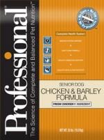 Professional
Senior Dog Chicken & Barley Formula