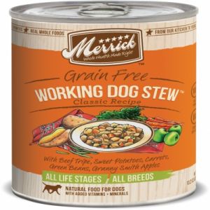Merrick Pet Products
Working Dog Stew Cans